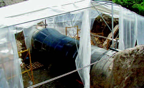 Concrete Pipe Crack Repair – Thessaloniki, Greece