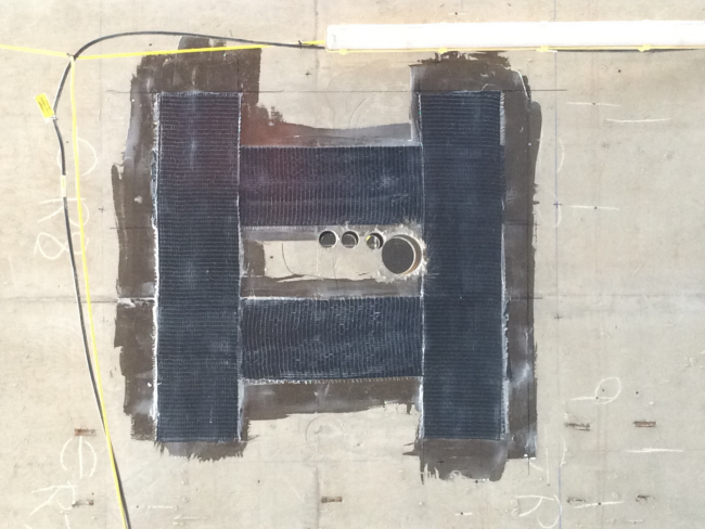 Slab Strengthening for Service Penetrations – A Hotel