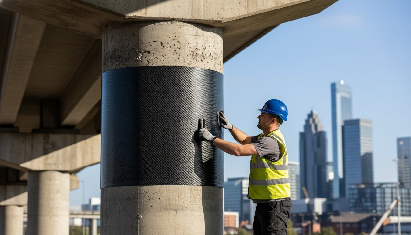 Carbon Fibre Wrap for Structural Strengthening: A Technical Guide to CFRP Systems