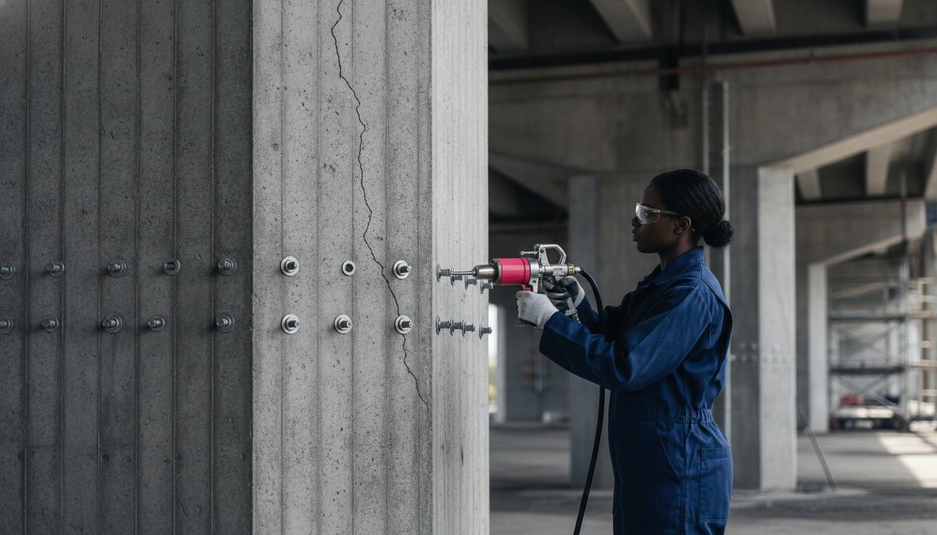 Resin Injection for Concrete Cracks: Structural Repair