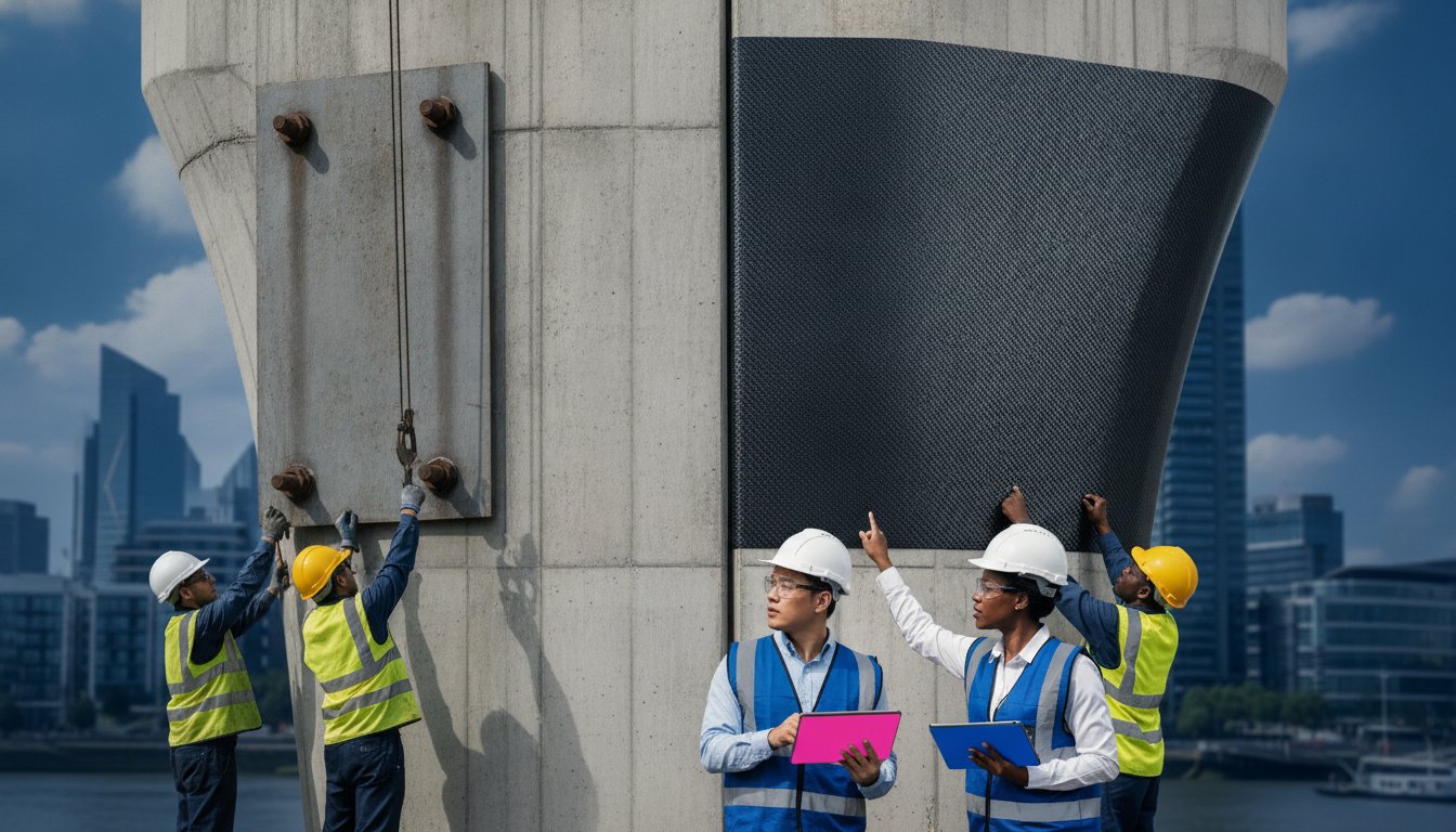 CFRP vs Steel Plate Bonding: A Technical Comparison for Structural Strengthening