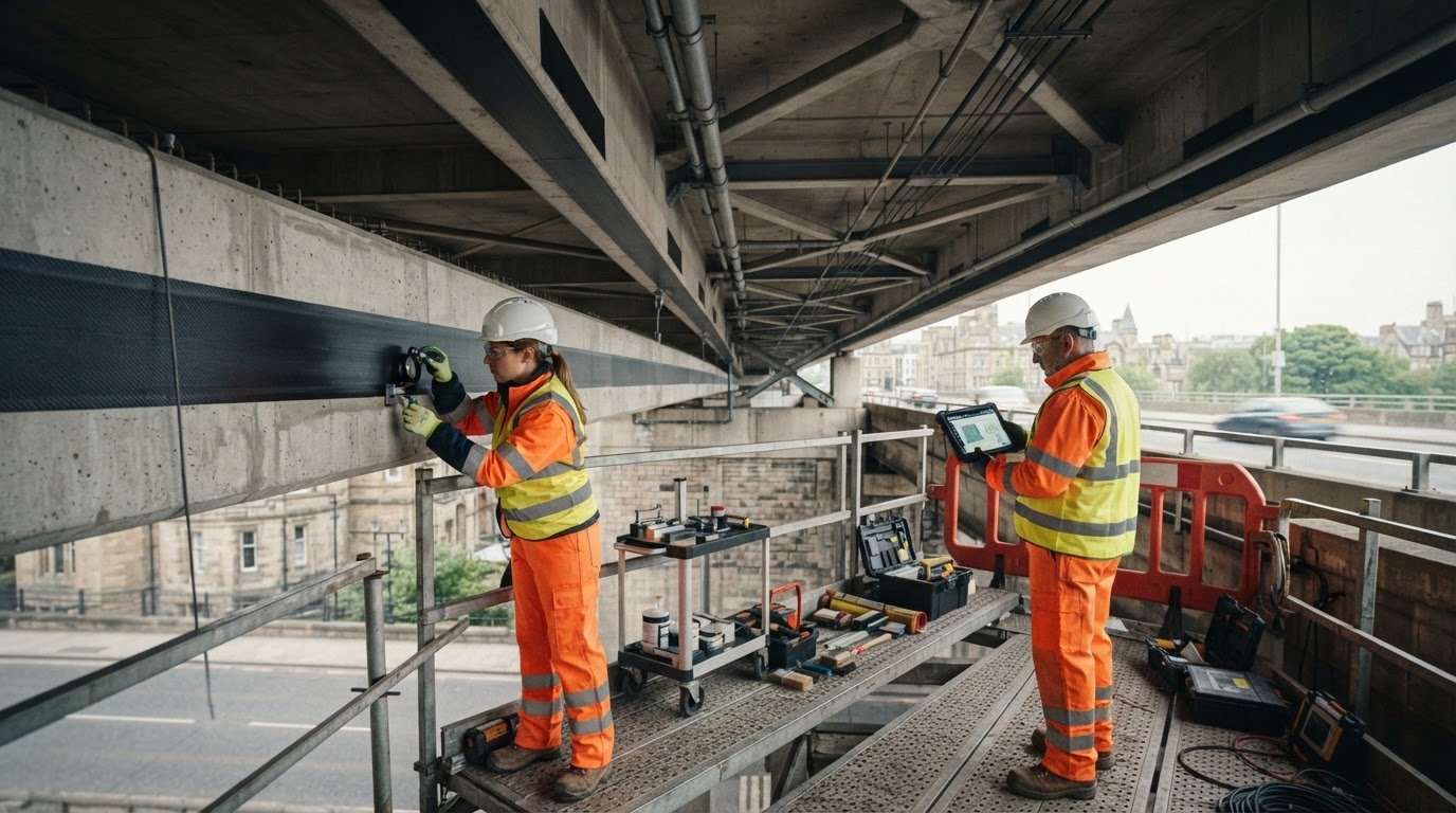 CFRP Bridge Strengthening: Engineering, Installation and Verification