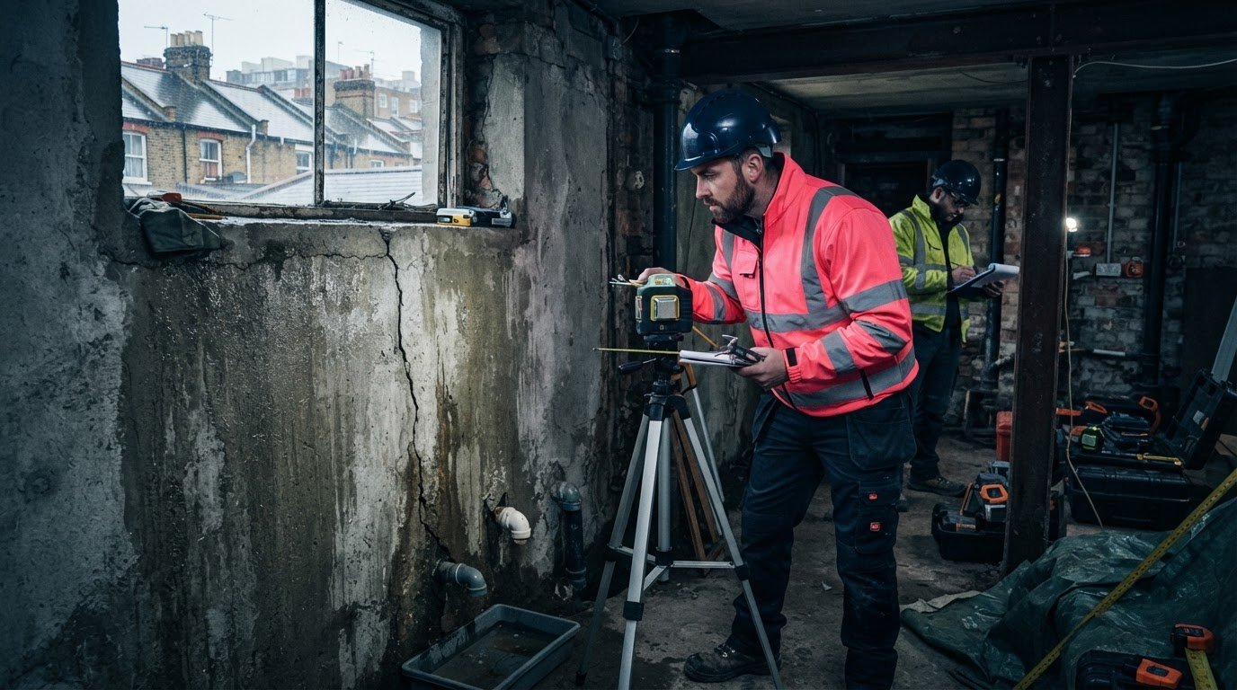 Basement Retaining Wall Repair: Diagnosis, Options and Engineering
