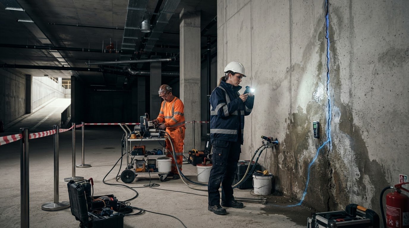 Commercial Basement Leak Sealing: Diagnosis, Methods and Project Planning