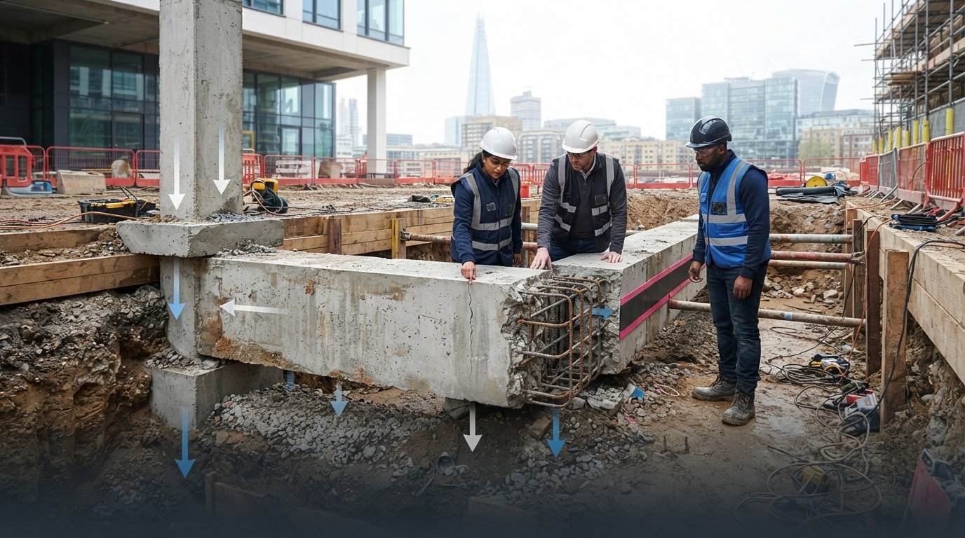 Ground Beam Strengthening: Assessment, Methods and Design