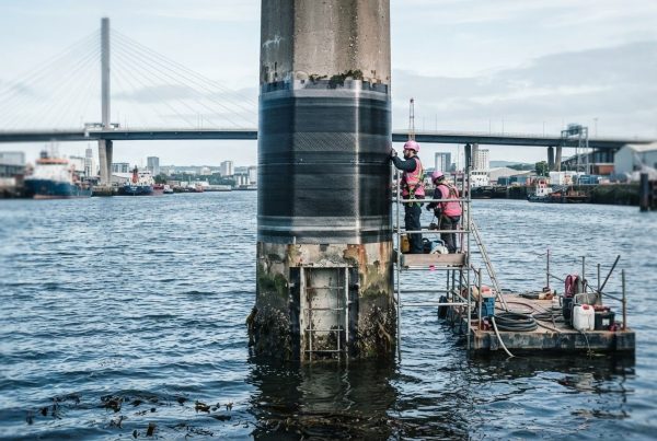 Marine Pile Strengthening: FRP, Corrosion and Load Capacity