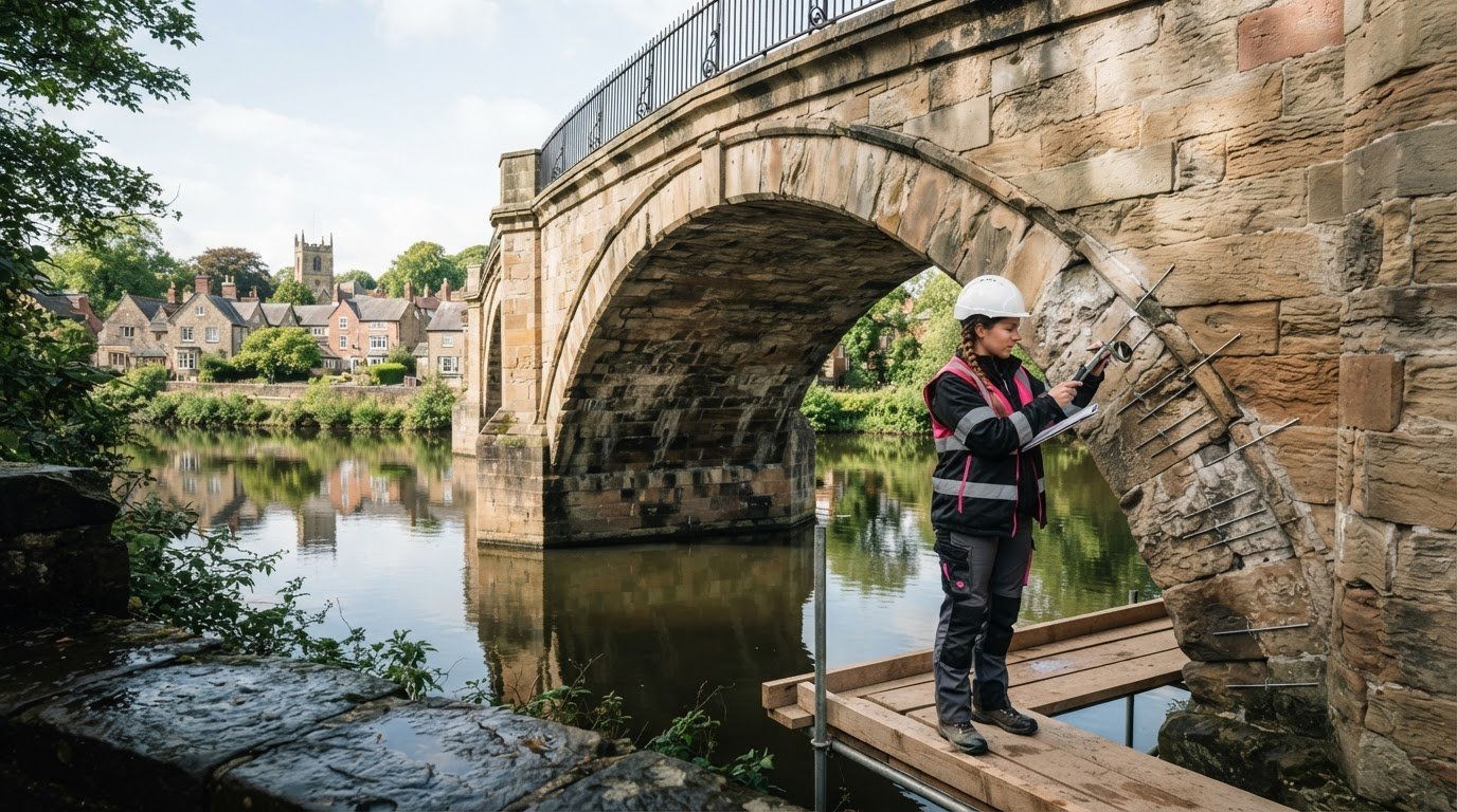 Masonry Arch Bridge Repair for Capacity and Reinforcement